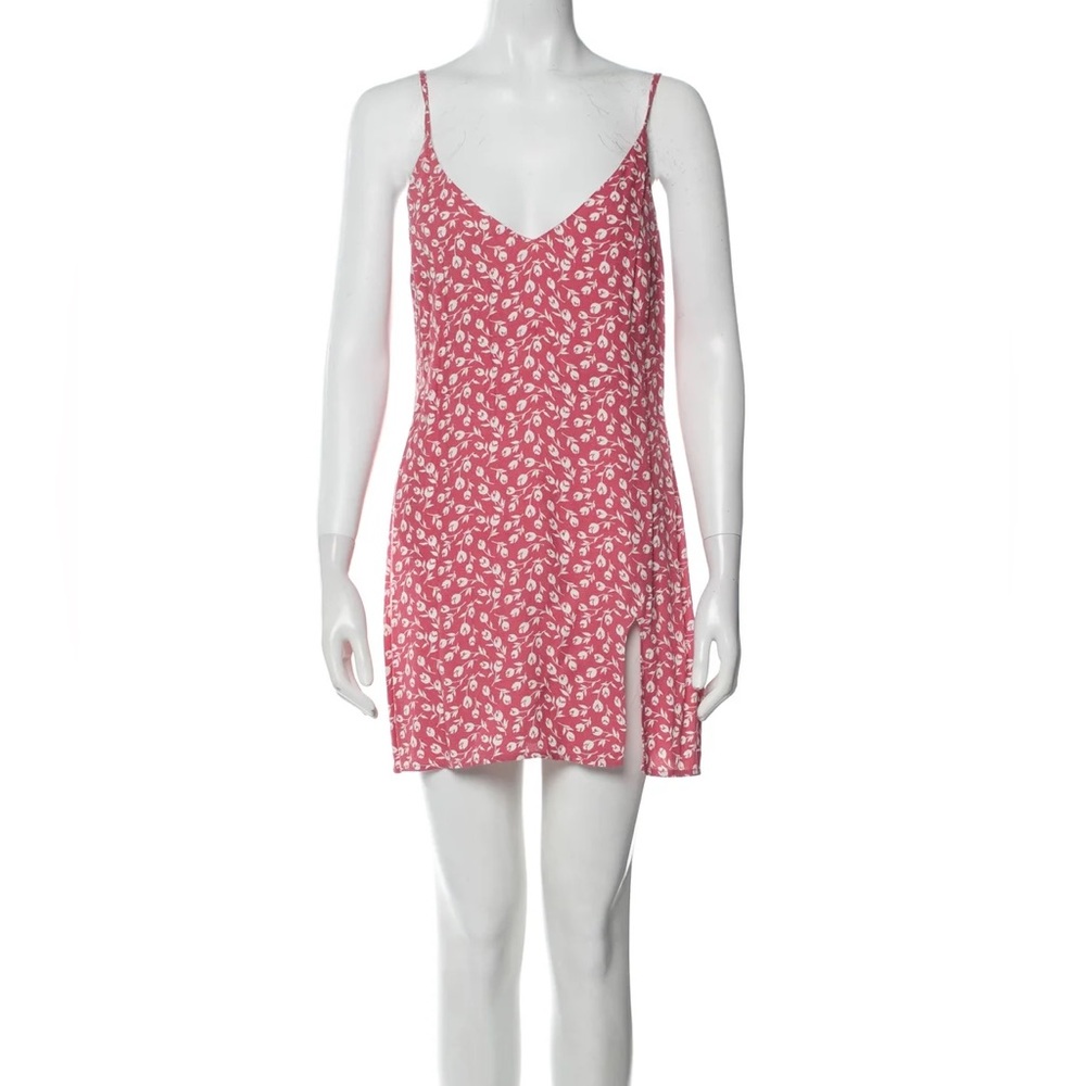 Reformation Slip Dress With Slit